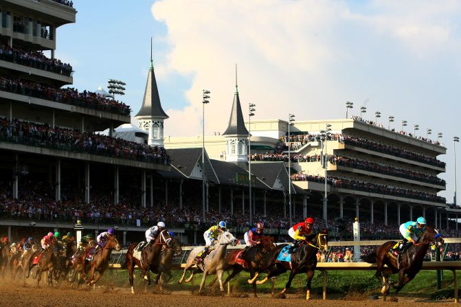 Home of America's most famous race, the Kentucky Derby, Churchill Downs is named after the site's original owners John and Henry Churchill. They leased the land to their nephew Meriwether Lewis Clark Jr. -- grandson of legendary explorer William Clark, one of the first two men to travel across North America. Originally created to replace two earlier, defunct Louisville racecourses, the Downs fast became the nation's most popular track. In 1986 it was designated a National Historic Landmark.