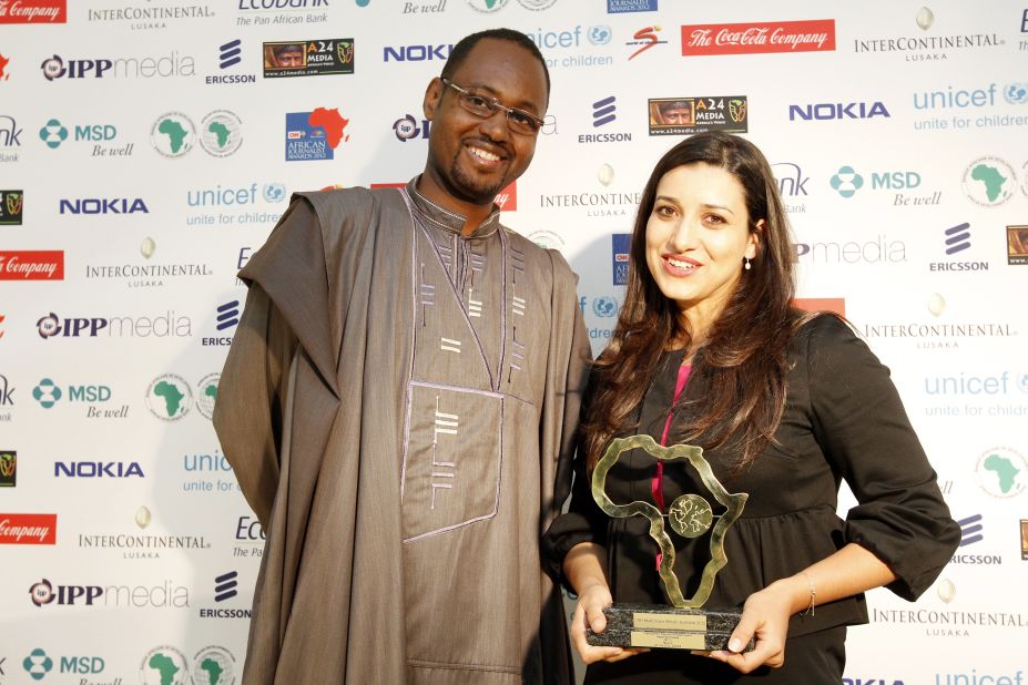 The Electronic Media Award (television) went to Najlae Benmbarek from Morocco.