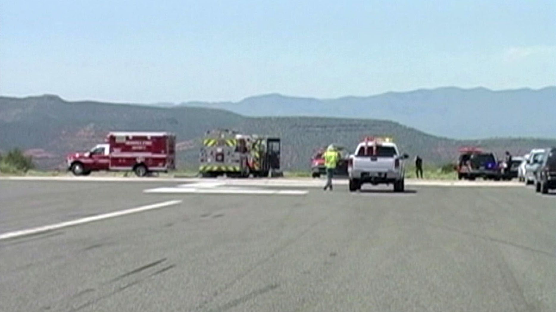 Three people died when a small plane burst into flames in Arizona Thursday. 