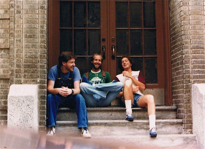 The three replicated their 1970s photo on August 25, 1981. From left to right: Steven Springer, Steve Haimowitz and Errol Honig