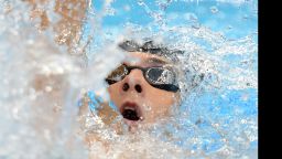 U.S. swimmer Michael Phelps competes in the men's 400-meter individual medley final swimming event during the first day of Olympics competition in London on Saturday, July 28. Phelps failed to medal in the event, finishing fourth. Photos: The opening ceremony