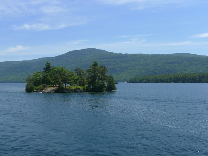 Lake George, in New York's Adirondacks, boasts beautiful scenery and numerous family-friendly activities. 