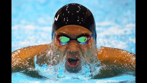 Kosuke Kitajima of Japan competes in a men's 200-meter breaststroke heat Tuesday.