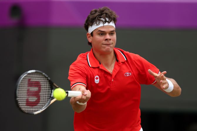 Canada's 2011 ATP Tour newcomer of the year Milos Raonic proved to be a tough opponent for Tsonga. The world No. 23 won the second set and had a vastly superior second serve game in the decider.