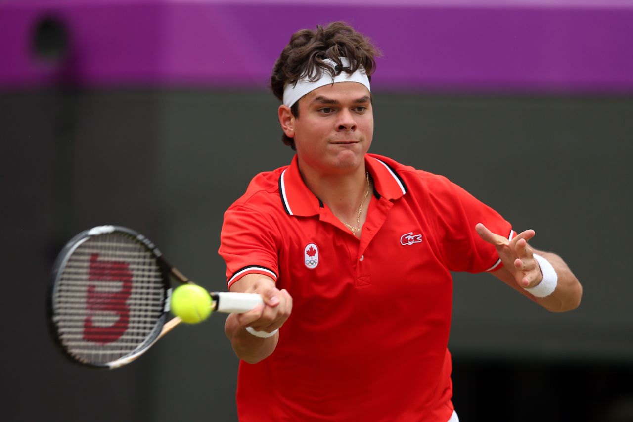Canada's 2011 ATP Tour newcomer of the year Milos Raonic proved to be a tough opponent for Tsonga. The world No. 23 won the second set and had a vastly superior second serve game in the decider.
