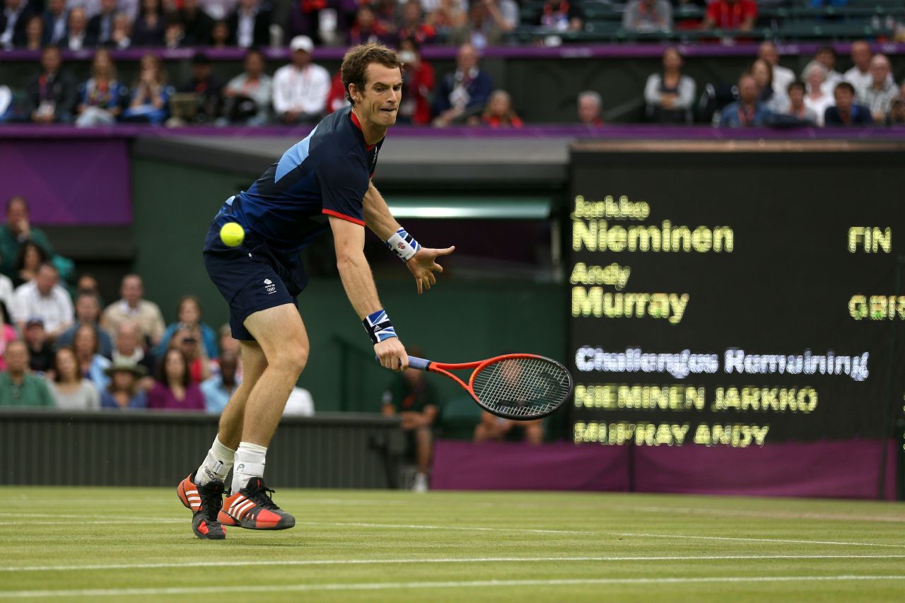 Murray was the only British player left in the Olympic tennis singles competitions following his victory against Nieminen during the second round of men's Singles. All the GB ladies singles competitors lost. 