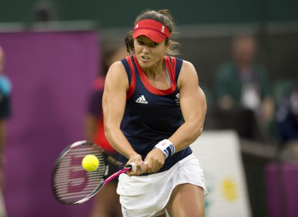 While the former Wimbledon junior champion admitted she faced a formidable oponent, Robson said the state of the Center Court surface at Wimbledon was part of the reason for her defeat.