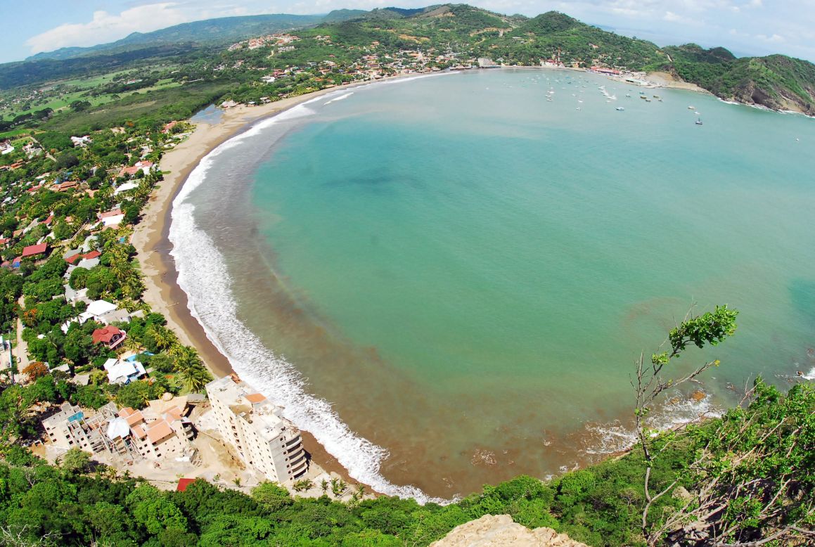San Juan del Sur is a popular vacation destination on Nicaragua's Pacific coast.