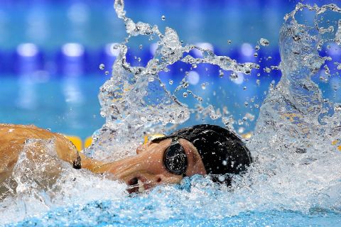 U.S. swimmer Allison Schmitt competes in the women's 200-meter freestyle final on Day 4 of the London Olympics on Tuesday, July 31. Check out <a href="http://www.cnn.com/2012/07/30/worldsport/gallery/olympics-day-three/"><strong>Day 3 of competition</strong></a> from Monday, July 30. The Games ran through August 12. 