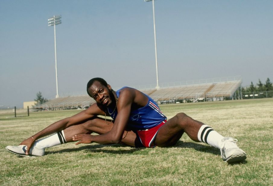"They used to call me Kermit in high school because I had these frog legs," Moses says. But although naturally long-limbed, Moses says professional athletes are made, not born. "I started out not a talented person in track and field and just loved the sport and put so much into it that I became one of the best."