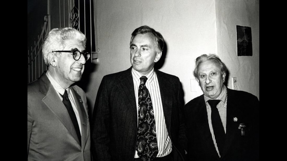 Barry Commoner, from left, Vidal and Studs Terkel in 1980. In his later years, Vidal often appeared on the TV talk-show circuit, going head-to-head against those with opposing views. 
