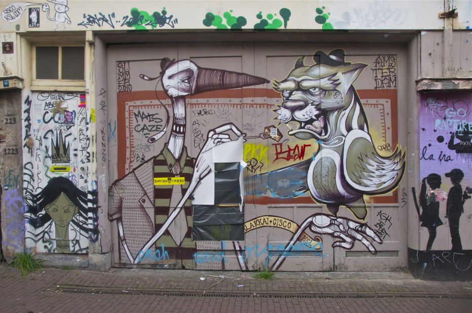 This street art was captured four years ago by an iReporter in <a href="http://ireport.cnn.com/docs/DOC-795011">Amsterdam, Netherlands</a>.
