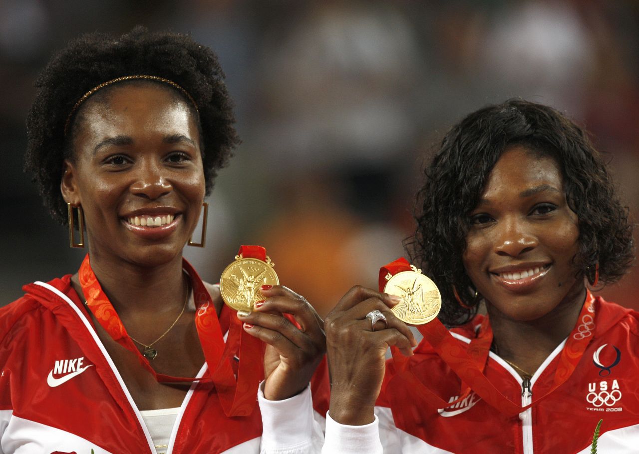 American tennis stars Venus and Serena Williams have won two gold medals together in women's doubles. Their first came at Sydney 2000, where Venus also won the singles competition.