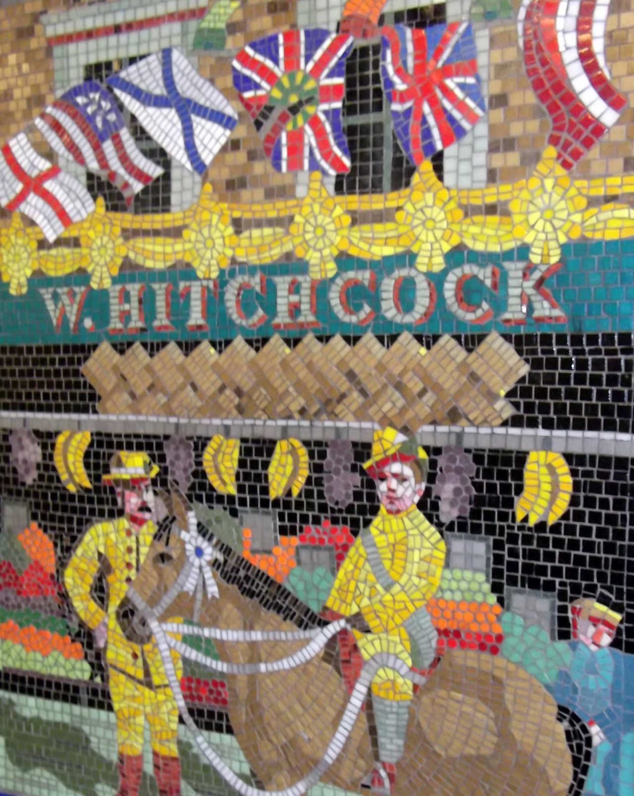 But the director's links with the area are celebrated in other ways: At Leytonston tube station, on the Central Line, the walls are decorated with mosaic murals featuring scenes from Hitchcock's life and films.