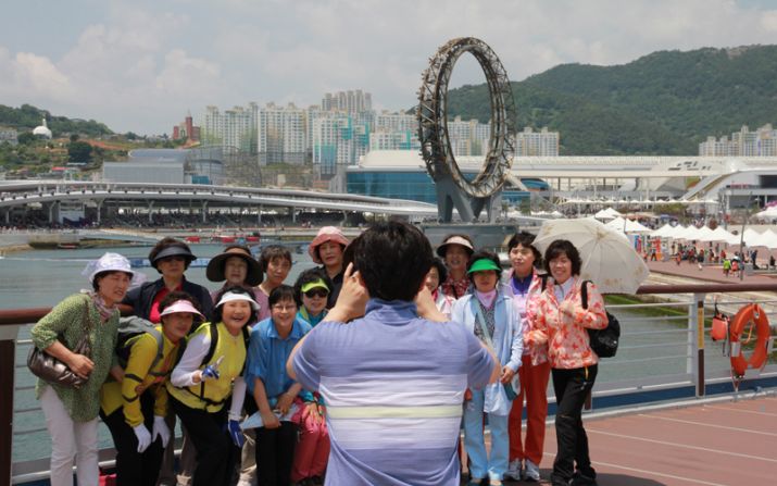 Most have been attracted by the interactive displays in the theme pavilions, but the event also offers opportunities to forge government and business relationships. 