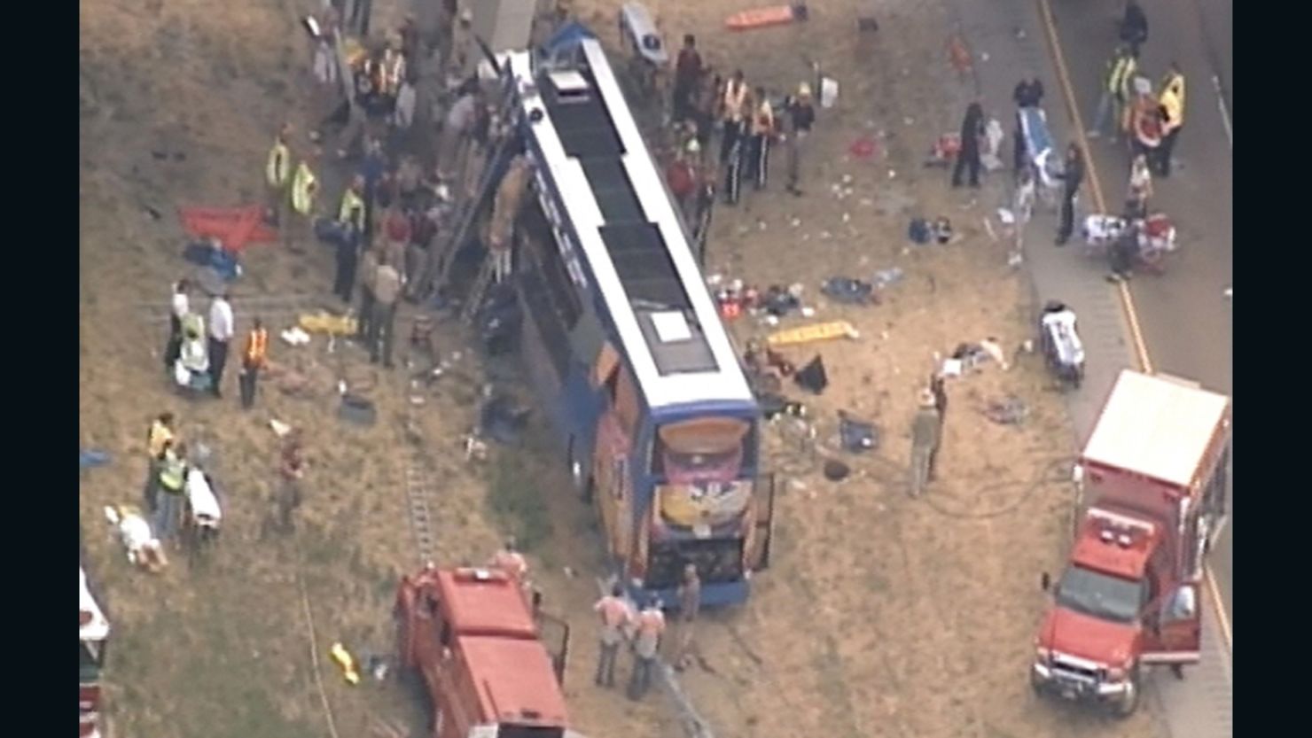 One person was killed and several were injured after a Megabus crashed in Illinois, Thursday.