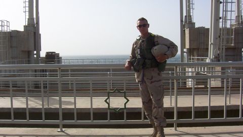 Shane Farlin during his time in the U.S. Army.