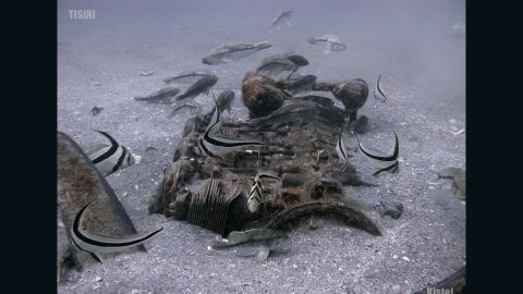 Joe Kistel, the executive director of TISIRI, recently found plane parts off the coast of Florida.
