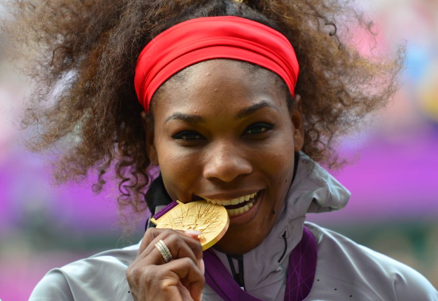 Williams has now won 35 of her last 36 singles matches, having claimed the Olympic women's title for the first time as well as defending her doubles crown with older sister Venus. 