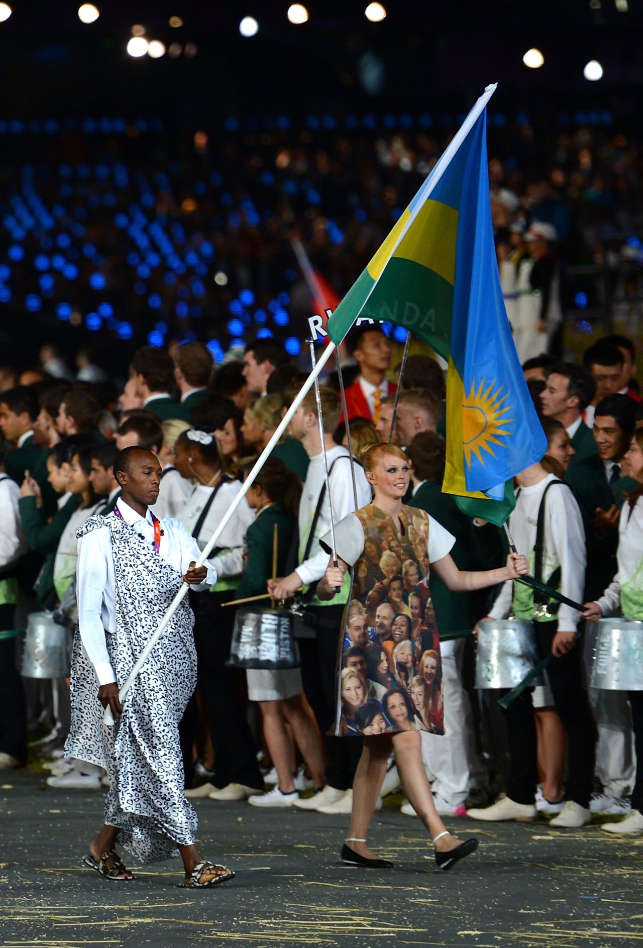 He has overcome the odds to qualify for the London 2012 Olympics, and proudly carried the Rwandan flag during the opening ceremony.