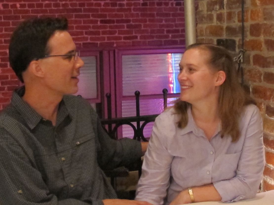 Scott Maxwell and Kim Lichtenberg have been dating for more than three years; both work on Mars rover missions.