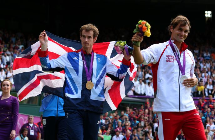 Murray needed only a month to bounce back and beat Federer on the same courts to claim the gold medal at the London 2012 Olympics -- a victory that he later said gave him the confidence that he could win a grand slam.