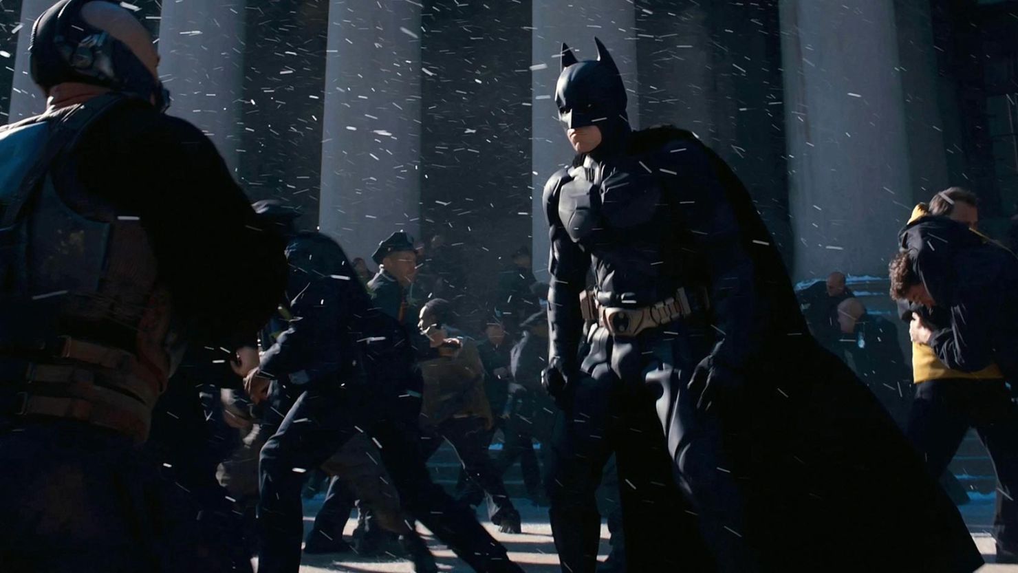 "The Dark Knight Rises" held off all comers.