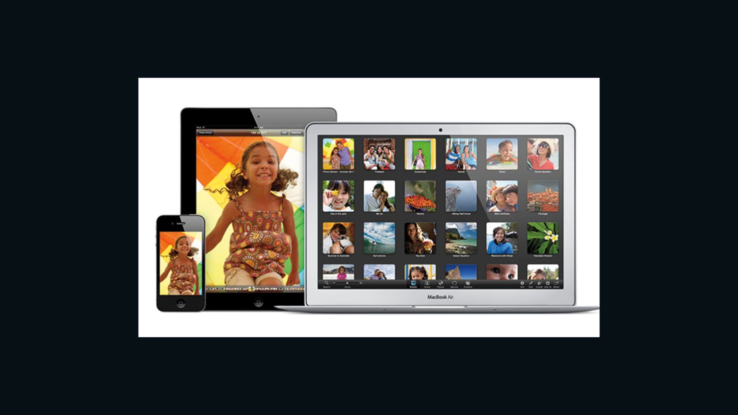 The iCloud service allows Apple customers to link all their devices.