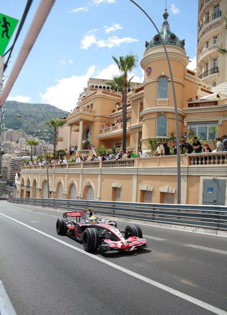 For several days each May, the Grand Prix races through the streets of Monaco.