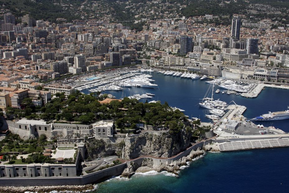 The picturesque principality on the Mediterranean isn't known as the playground for the rich and famous for nothing. $1 million buys just 16 square meters of luxury property on average in Monaco. That's more expensive than anywhere else on earth according to Knight Frank. To put these measurements in perspective, 16 square meters equals roughly one sixteenth the area of a tennis court.