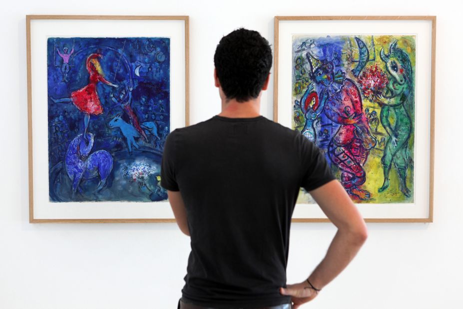 There's no shortage of fine art in the South of France, where many artists found inspiration. In Nice, there's a museum dedicated to Russian painter Marc Chagall.