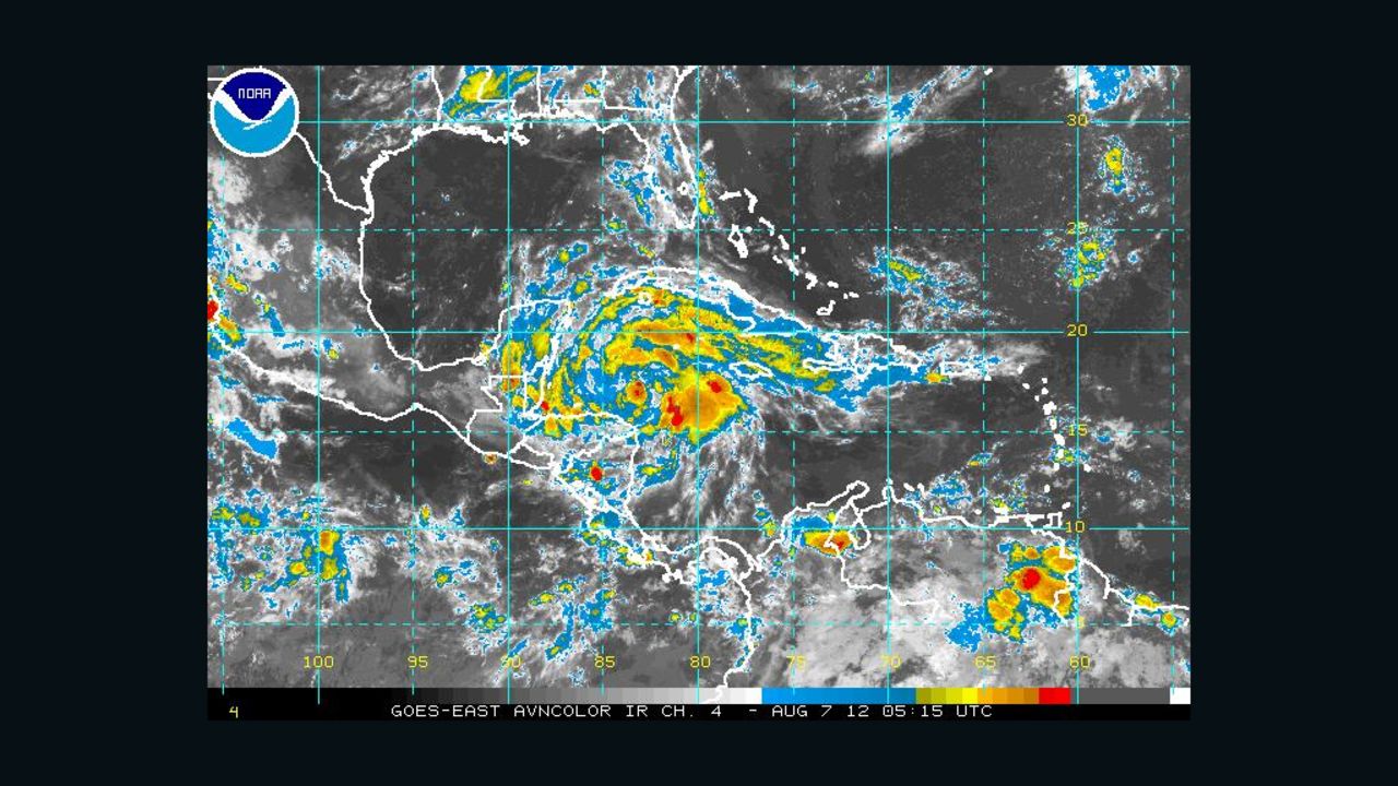 Ernesto is expected to bring areas in Belize, the southern Yucatan Peninsula and northern Guatemala up to 12 inches of rain.