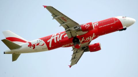 This file photograph taken on February 15, 2012 show an AirAsia plane taking off from Soekarno-Hatta airport in Jakarta. 