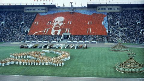 A choreographed show from the 1980 Moscow Summer Olympics.