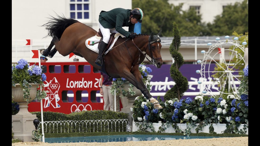 Ireland's Cian O'Connor took bronze in the individual jumping event on Blue Loyd 12.