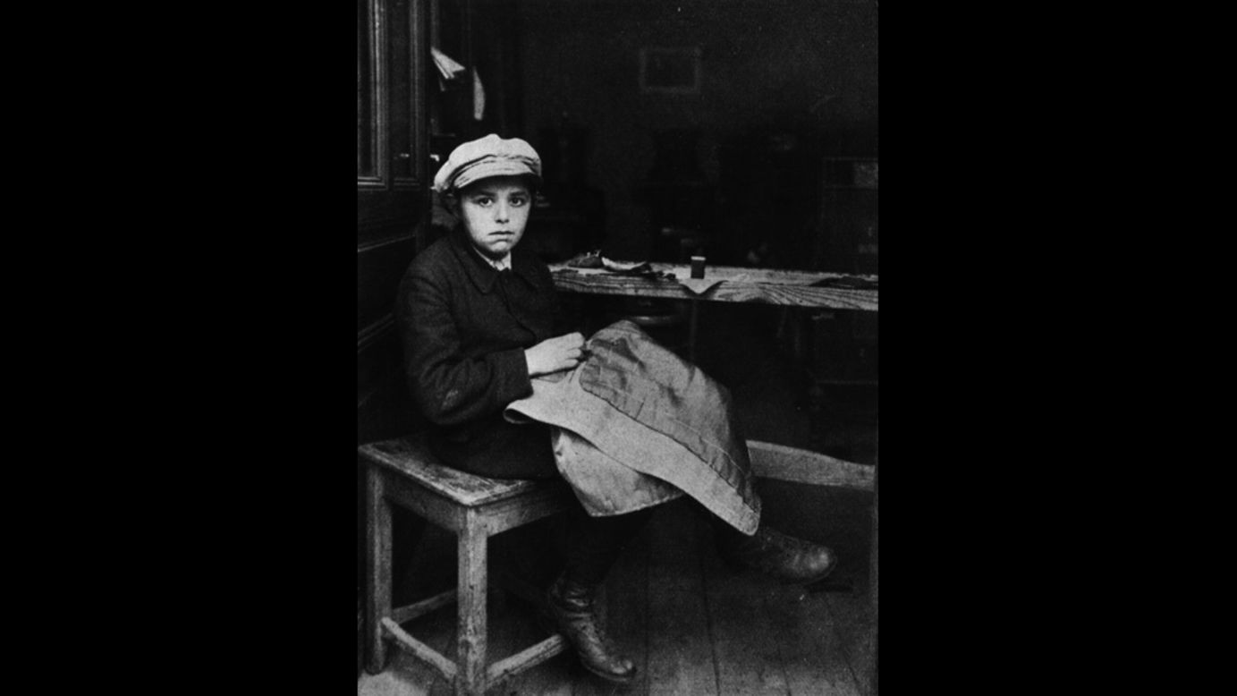 This photograph, taken around 1915, shows a young Jewish boy sewing at home in 1915. Tailoring was a key industry in 20th-century East London and a common trade for members of the Jewish community. The <a href="http://www.20thcenturylondon.org.uk/jews-and-rag-trade" target="_blank" target="_blank">rag trade</a>, as it is known, still has a strong presence in certain neighborhoods (Getty Images).