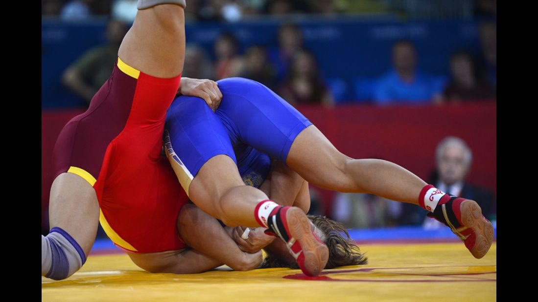 "Copping a feel" is not a sanctioned wrestling move. Not in the Olympics, anyway.