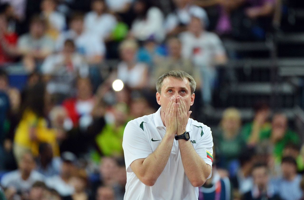 Lithuanian coach Kestutis Kemzura can't believe how much the Spice Girls have aged.