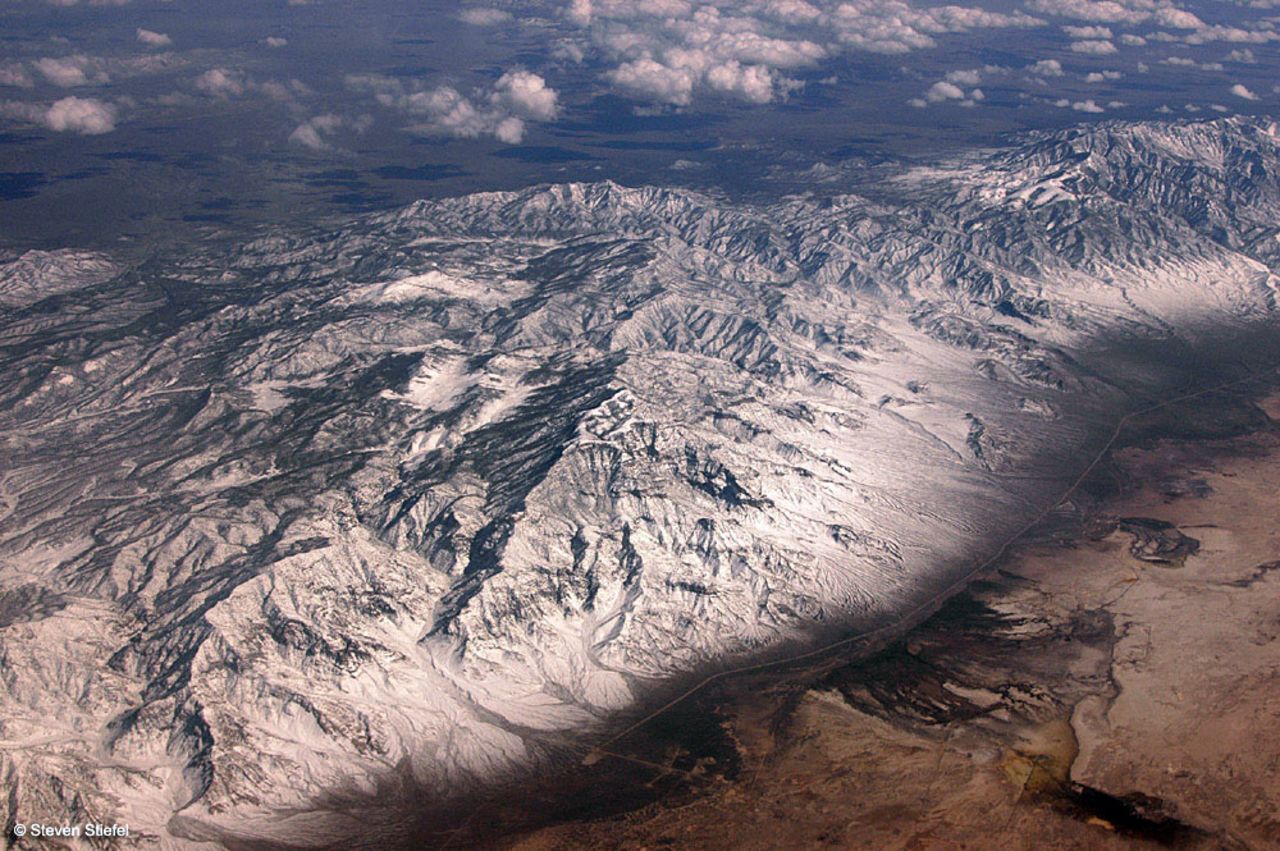 "Is this the Continental Divide? Or just some mountains?" wonders iReporter Steven Stiefel, who captured this contrasting landscape on a flight from California to Atlanta. "You really get a sense of how huge our continent is and how diverse the landscape is from region to region."