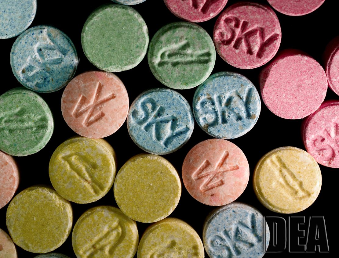 Ecstasy is MDMA in the form of a pressed pill. 