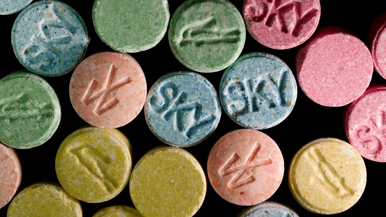 Unlike Ecstasy, seen here, which is in the form of a pill, molly is the pure powder or crystal form of MDMA.