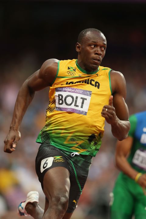 Usain Bolt has struggled for form this season, so far only managing to clock 10.12s. However, Jamaica's Olympic and world champion still holds the record with the 9.58s he set in 2009.