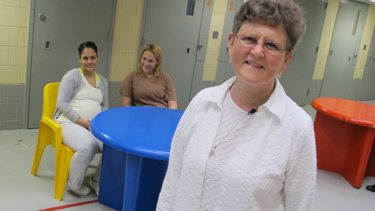 Sister Teresa Fitzgerald, right, has assisted more than 9,000 mothers through her nonprofit, Hour Children.
