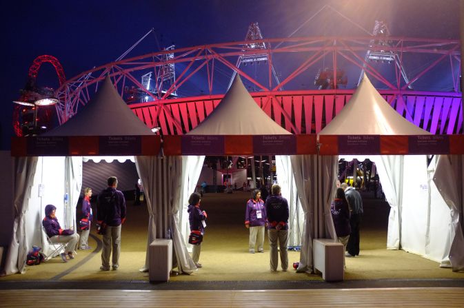 I could hear the crowd roaring from inside the stadium, but the ticket gate was as far as I could go. After the Games, the stadium will hold sports, community and entertainment events, with a focus on athletics. 