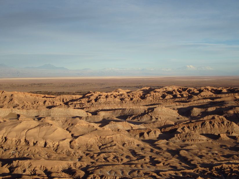 The view of Chile's Atacama Desert at sunset reminded <a href="http://ireport.cnn.com/docs/DOC-825759">Tim Benson</a> of Mars, "with the red coloring of the stone and the vast isolation and absence of life. Very moving, very serene, it felt as though we had departed the world." 