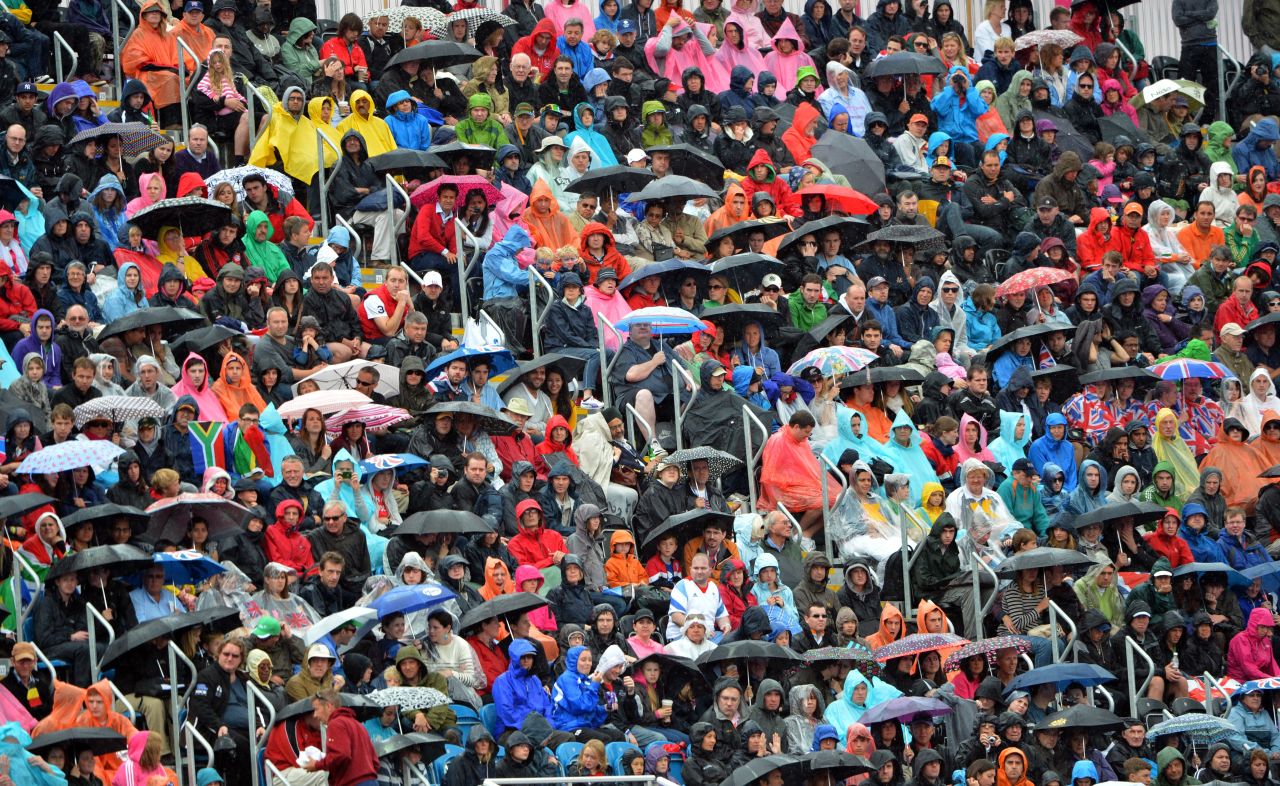 Even the traditional British summer weather hasn't been able to dampen the spirits of fans from all over the world.