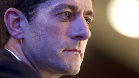 Ryan listens as Ben Bernanke, chairman of the U.S. Federal Reserve, speaks at the Committee for a Responsible Federal Budget annual conference in Washington on June 14, 2011.