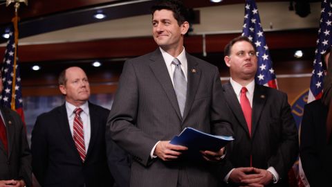 Ryan holds a news conference in December 2011 in Washington to introduce a package of 10 legislative reforms designed to revamp the budget process.