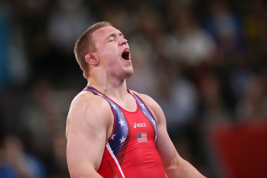 Varner revels in his victory over Andriitsev.