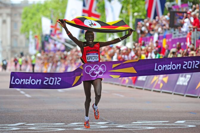 Uganda won its second Olympic gold medal when Stephen Kiprotich won the men's marathon on the final day -- coming 40 years after the first earned by John Akii-Bua in the 400-meter hurdles. 
